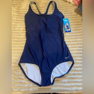 NWT Speedo Deep Blue One-Piece Swimsuit